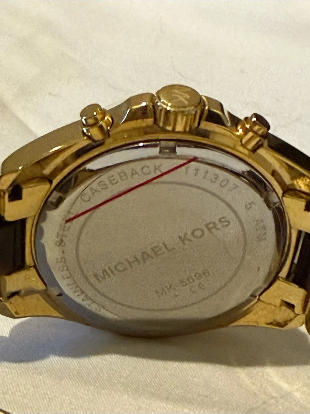 NEW Michael Kors MK5696 Bradshaw Gold & Tortoiseshell Chronograph Watch - NIB